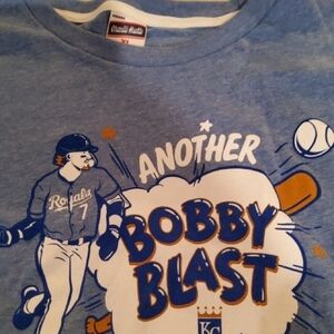 Graphic Royals Blue Tee by Charlie Hustle